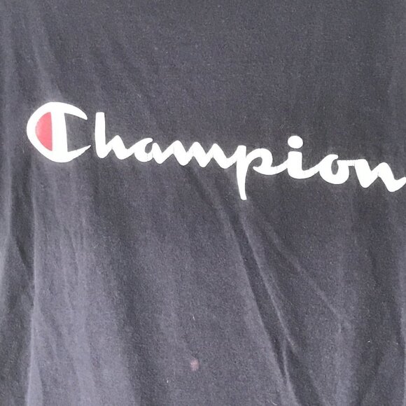 Vintage Champion Blue Workout Short Sleeve Tee T Shirt Mens Small - Picture 4 of 7